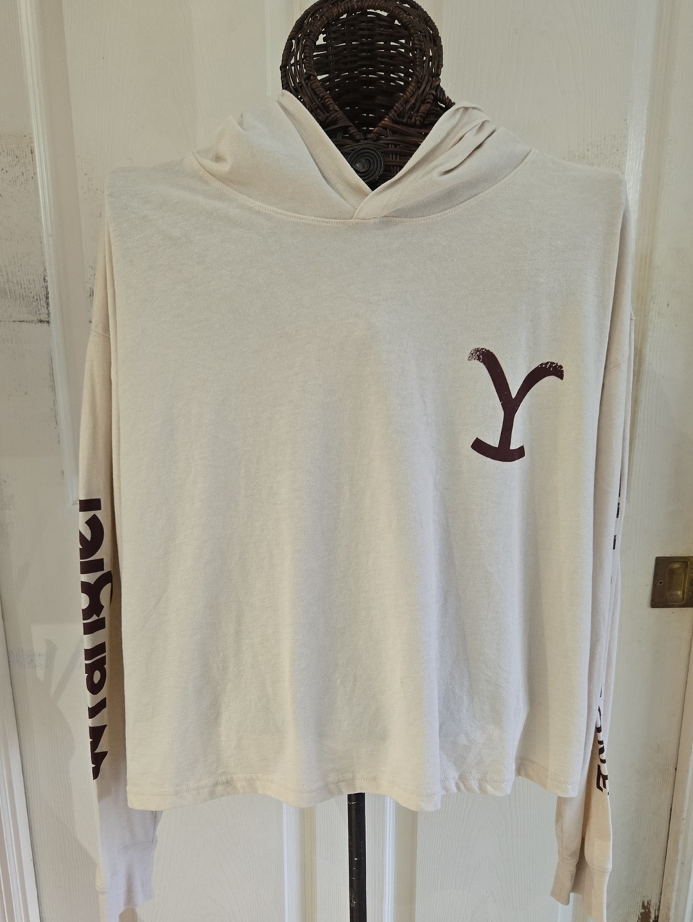 Yellowstone Women's Long Sleeve Hooded T-Shirt-Size XXL
